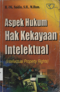 Aspek Hukum Hak Kekayaan Intelektual = Intellectual Property Rihgts
