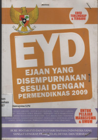 EYD (Ejaan Yang Disempurnakan) Edisi Terlengkap dan Terbaru