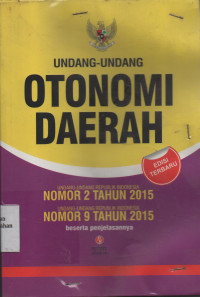 Undang-Undang Otonomi Daerah (Edisi Terbaru)