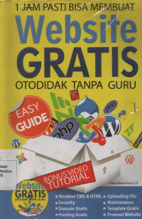 1 Jam Pasti Bisa Membuat Website Gratis Otodidak Tanpa Guru