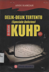 Delik-Delik Tertentu (Speciale Delicten) di Dalam KUHP