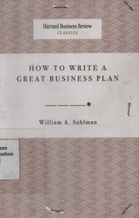 How To Write A Great Business Plan