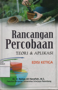 Rancangan Percobaan : Teori dan Aplikasi