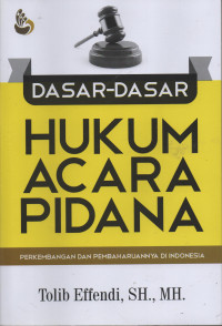 Dasar-Dasar Hukum Acara Pidana : Perkembangan dan Pembaruannya di Indonesia