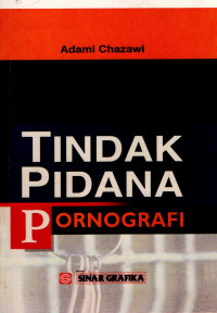 Tindak Pidana Pornografi