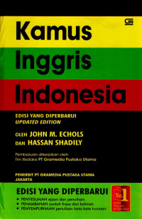 Kamus Inggris Indonesia : Edisi Yang Diperbaharui