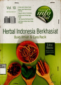 Herbal Indonesia Berkhasiat : Bukti Ilmiah & Cara Racik : Edisi Revisi 66 Riset Terbaru 13 Bukti Empiris