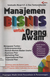 Manajemen Bisnis Untuk Orang Awam