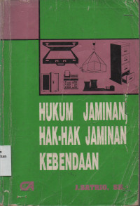 Hukum Jaminan, Hak-Hak Jaminan Kebendaan