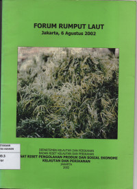 Forum Rumput Laut : Jakarta, 6 Agustus 2002