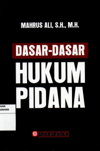Dasar-Dasar Hukum Pidana